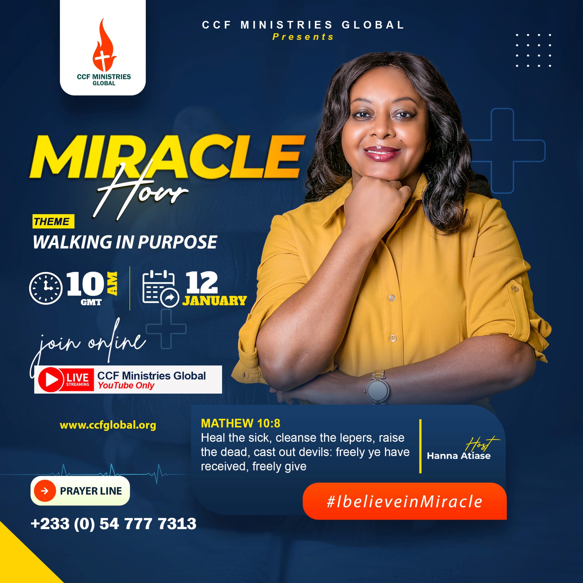 UPCOMING PROGRAM: Miracle Hour